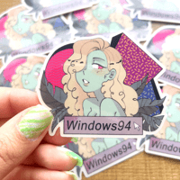 Image 1 of Copy of Clown Vibes Only Sticker