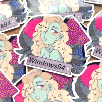 Image 2 of Copy of Clown Vibes Only Sticker