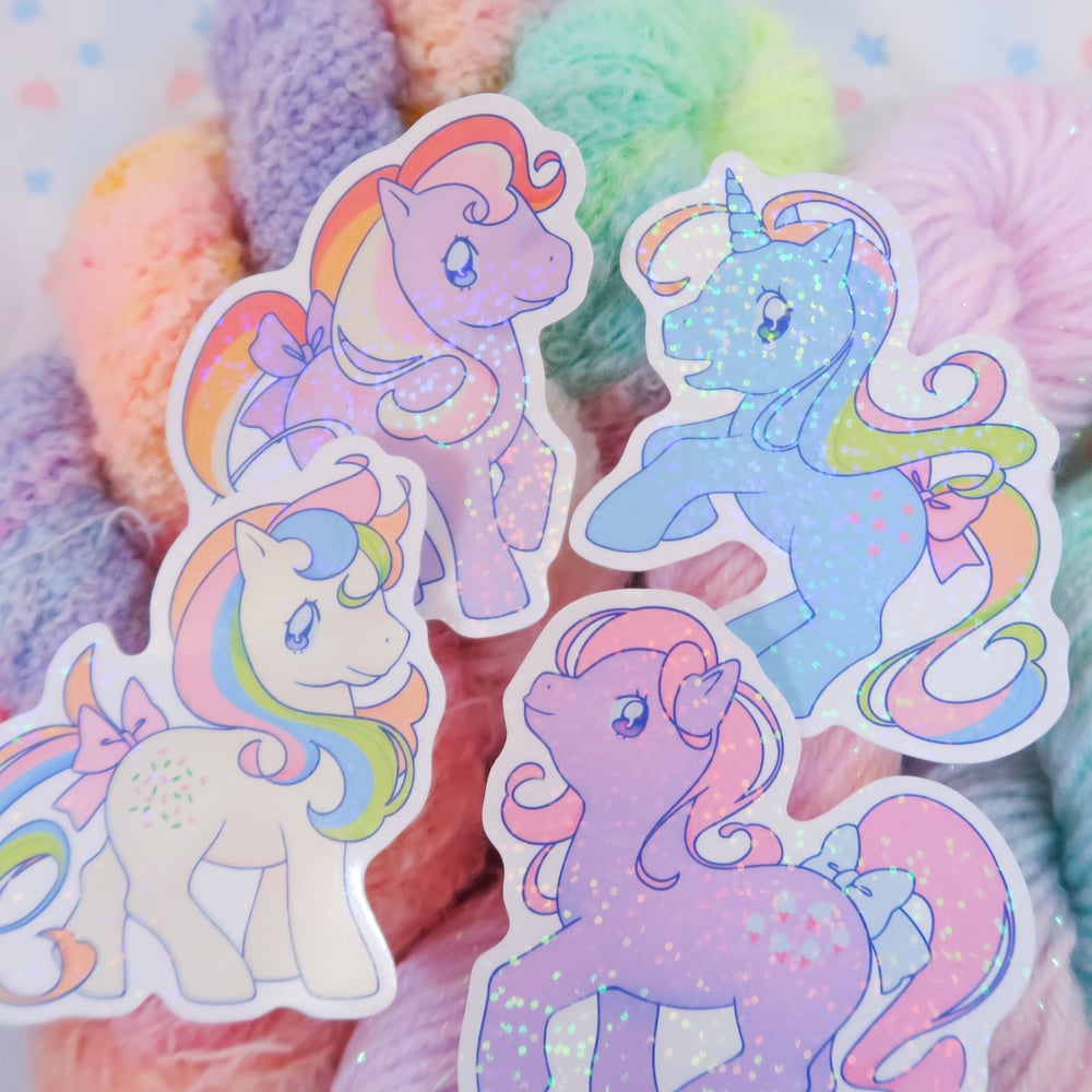 MLP Stickers - Glitter Vinyl