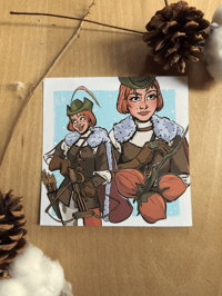 Image 1 of Drei Haselnüsse für Aschenbrödel (Tři oříšky pro Popelku) A5 Art Print