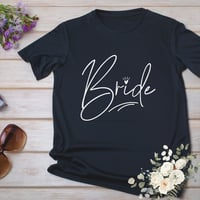 Image 1 of Bridal Party Black Tees