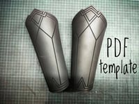 Image 1 of Wonder Woman Bracers Template