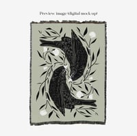 Image 3 of PRE-ORDER 'FLOW' – Soft Woven Tapestry/blanket