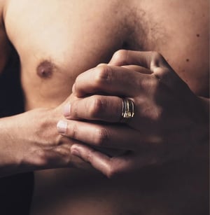 Image of Set de 4 Bagues martelées / Set of 4 fine hammered rings