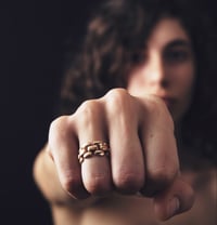 Image 1 of Bague Brique Femme ou Homme / Brick Ring for Women or Men