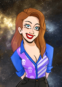 Image 3 of Sarah Lynn Bojack Horseman A6 Art Print