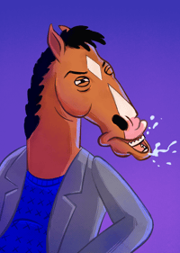 Image 3 of Bojack Horseman A6 Art Print