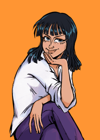 Image 3 of Once Piece Nico Robin A6 Art Print