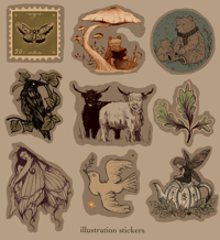 Image 2 of mystery stickers 🗝️⋆｡°‧★