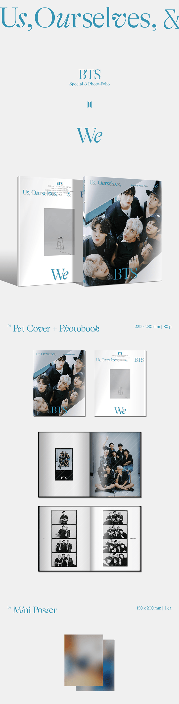Image of BTS - Us, Ouselves &  Photofolio