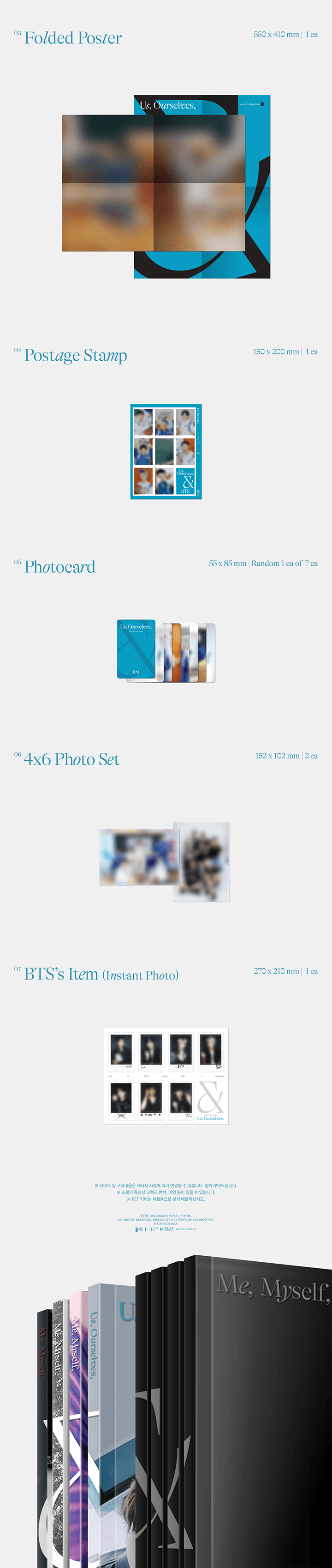 Image of BTS - Us, Ouselves &  Photofolio