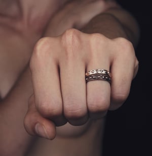 Image of Bague Clou pour Homme ou Femme / Stud Ring for Men or Women