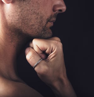 Image of Bague Clou pour Homme ou Femme / Stud Ring for Men or Women