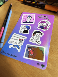 Image 1 of Japanoschlampen Sticker Sheet 