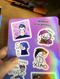 Image 2 of Japanoschlampen Sticker Sheet 