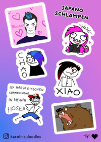 Image 4 of Japanoschlampen Sticker Sheet 
