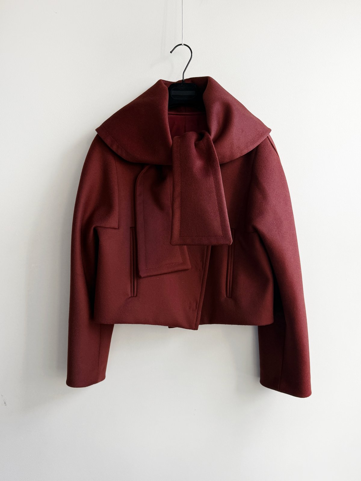 Prototype - Cashmere and wool scarf jacket