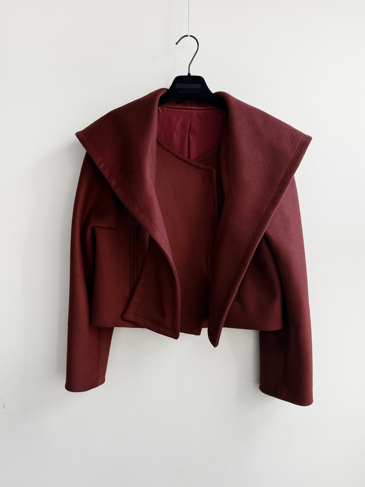 Prototype - Cashmere and wool scarf jacket