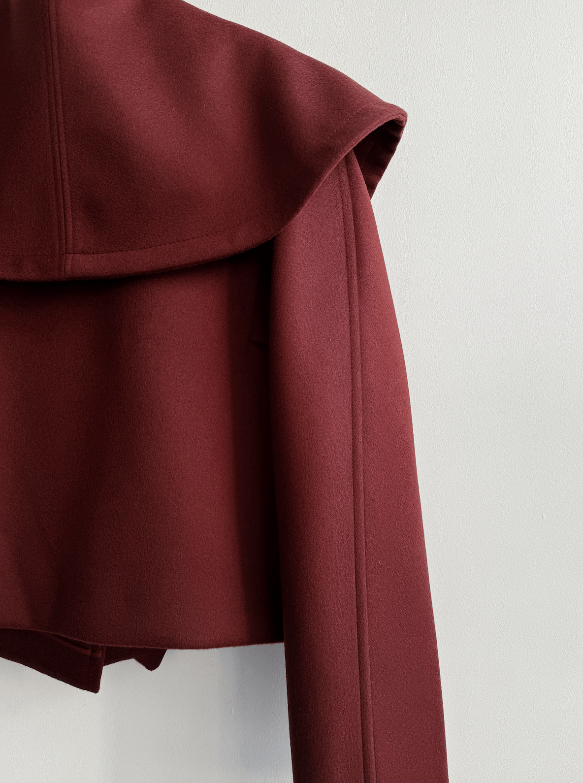 Prototype - Cashmere and wool scarf jacket