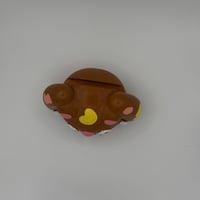 Image 2 of Cat Photo Holder (Brown Glitter)