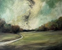 Image 3 of "Murmuration"  Original Gouache Painting