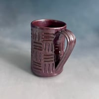 Image 2 of Carved Brick Red Mug - 14oz