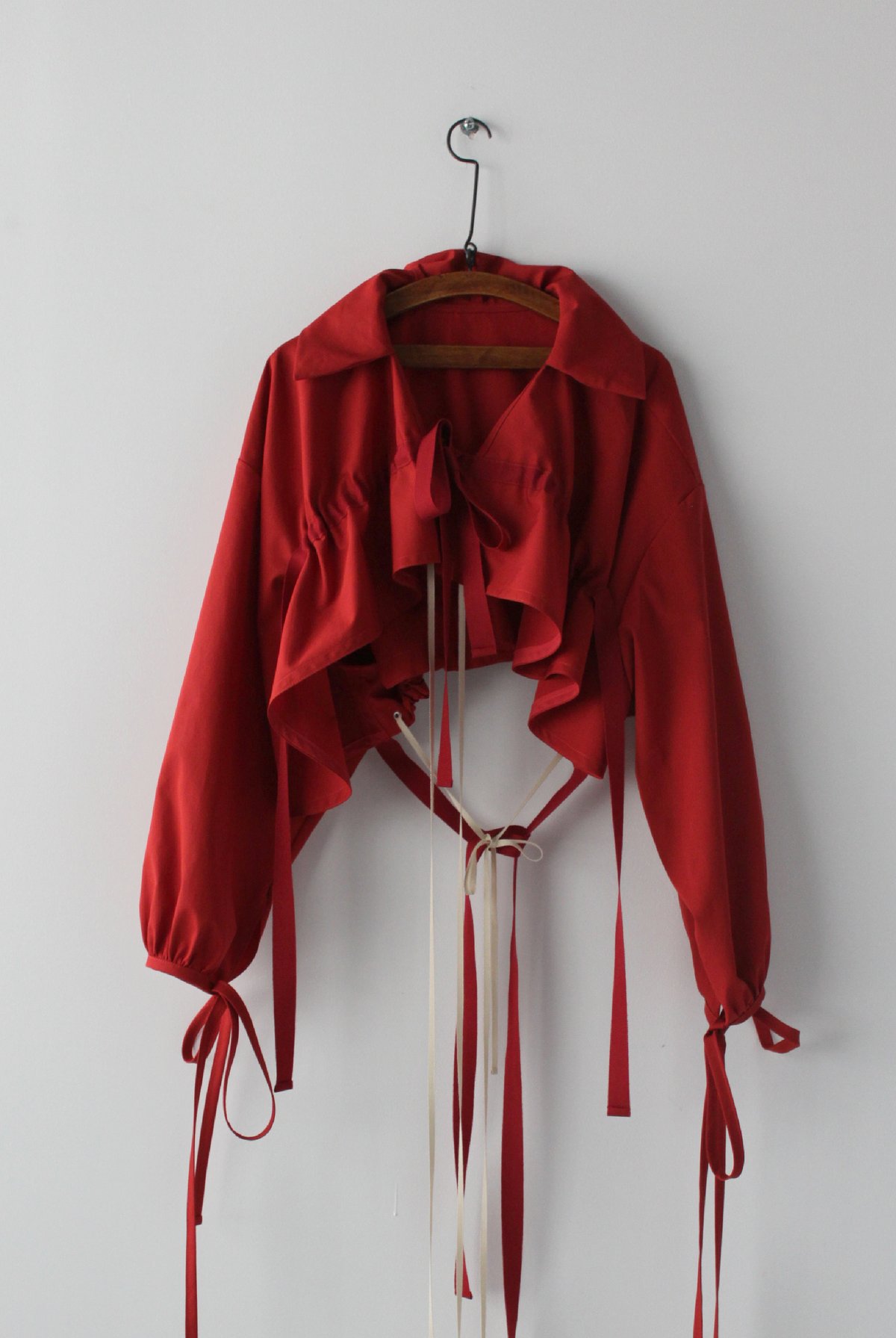 Prototype - Cotton satine draw-string jacket