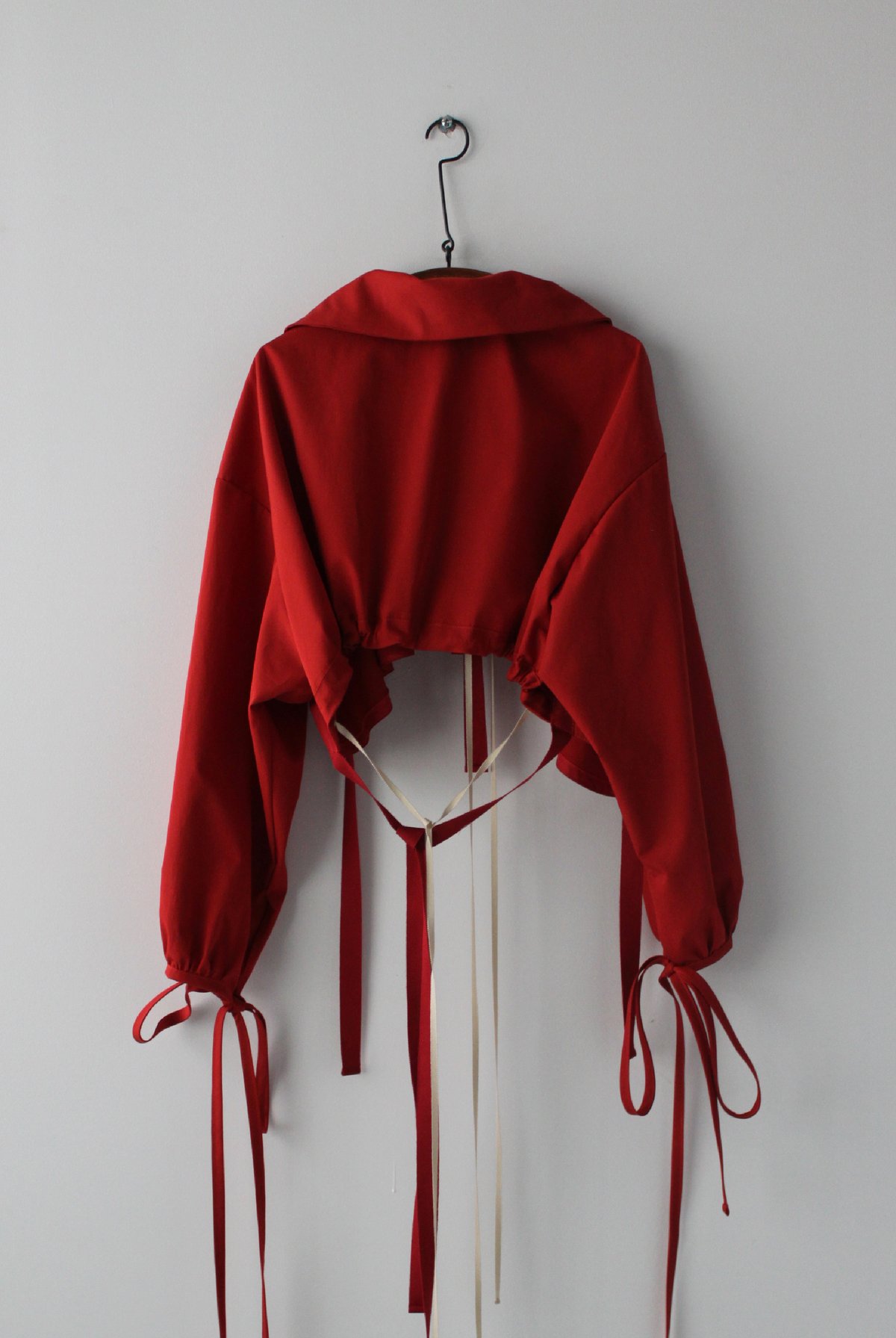 Prototype - Cotton satine draw-string jacket