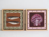 Image 3 of Pink Scallop original artwork