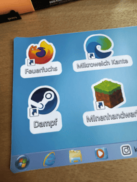 Image 2 of Windows Dekstop Icons Sticker Sheet