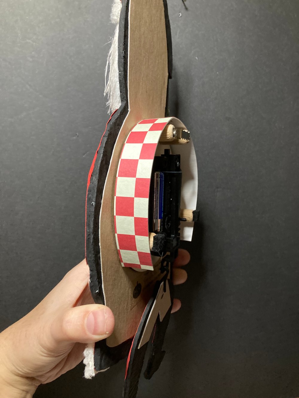 Vintage Inspired Dancing Santa Clock Christmas 