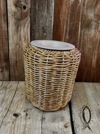 Image 2 of Wicker Lantern Waxwarmer LARGE