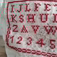 Image 2 of Handmade Bits & Bobs Bag - Weathered Sampler