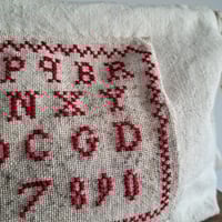 Image 3 of Handmade Bits & Bobs Bag - Weathered Sampler