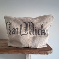 Image 1 of Handmade Bits & Bobs Bag - Old Grainsack