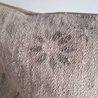 Image 3 of Handmade Bits & Bobs Bag - Patched Grainsack