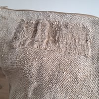 Image 4 of Handmade Bits & Bobs Bag - Patched Grainsack