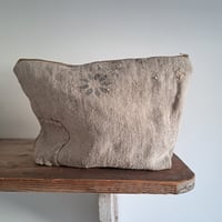 Image 1 of Handmade Bits & Bobs Bag - Patched Grainsack