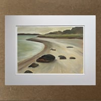 Image 1 of "October Beach"  Original Oil Painting