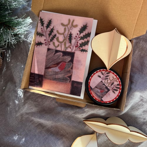 Image of Letterbox Christmas Candle Gift