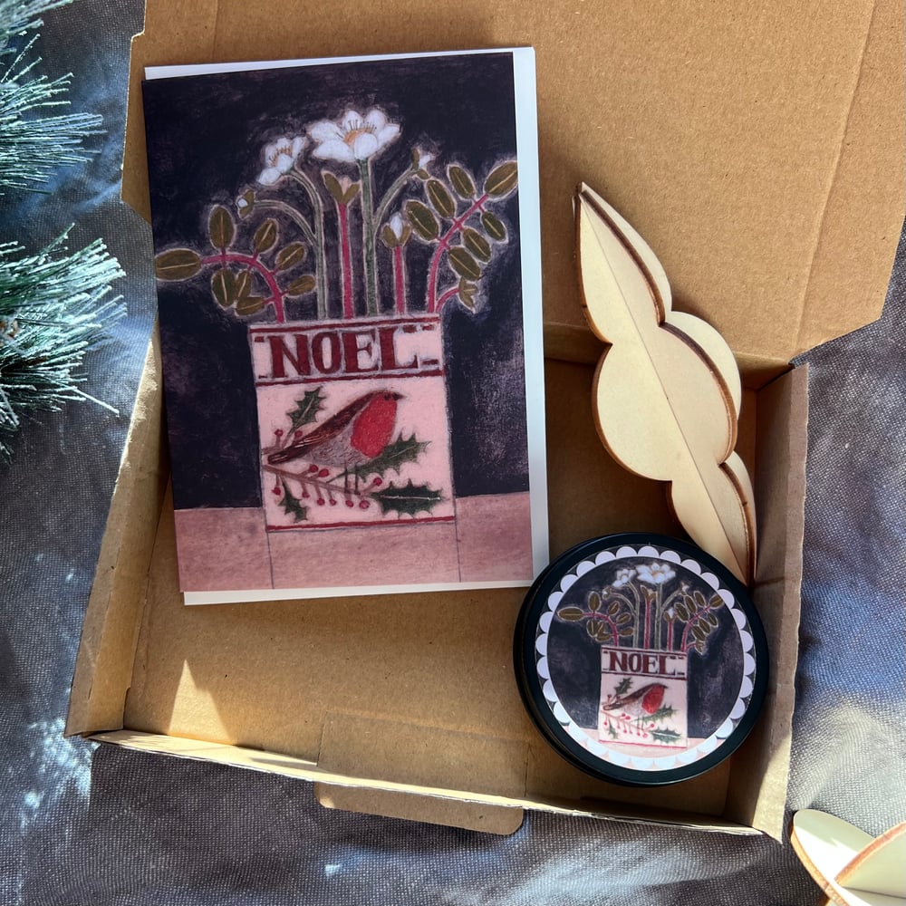 Image of Letterbox Christmas Candle Gift