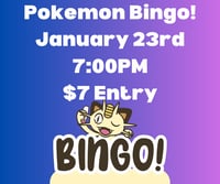Pokemon Bingo January 23rd