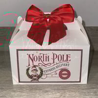Image 1 of Red North Pole Express - Treat Box