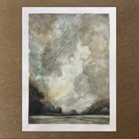 Image 1 of "Talking Cloud"  Original Gouache Painting