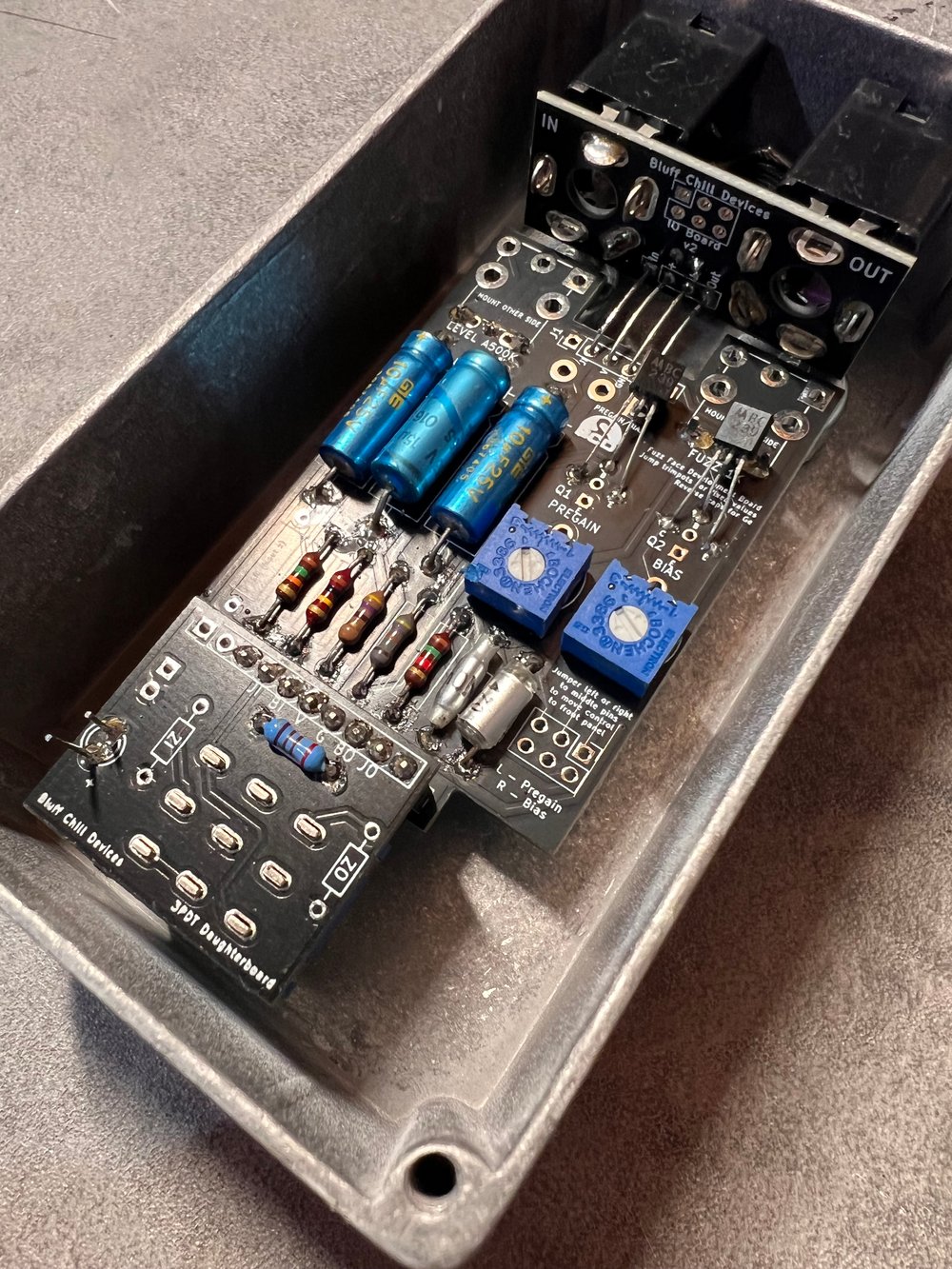 Fuzz Face Designer DIY PCB