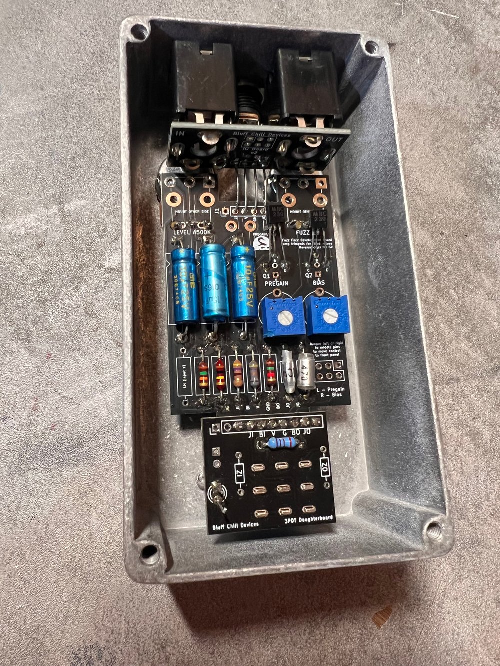 Fuzz Face Designer DIY PCB