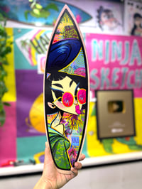 Image 1 of Aloha Attitude Geisha Surfboard Wall Art
