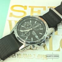 Image 1 of 2010 Seiko Black Dial Quartz Racing Chronograph (7T92-0DW0)