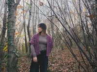 Image 4 of Txaleko lila ala beigea