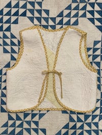 Image 5 of Snail tie front vest 